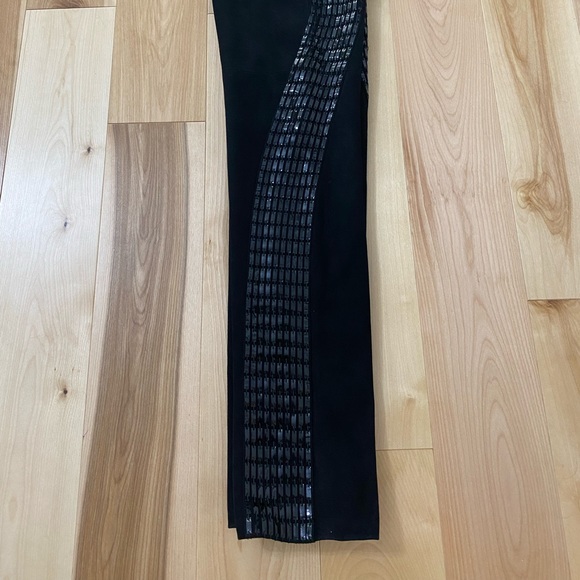 Gianni Versace genuine soft leather SUEDE embellished skinny pants - Picture 2 of 7